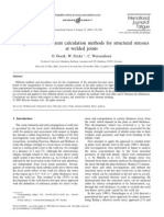 Comparison of Different Calculation Methods For Structural Stresses at Welded Joints