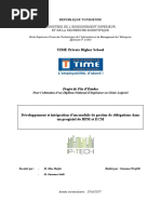 TIME Private Higher School: Republique Tunisienne Ministere de L'Enseignement Superieur Et de La Recherche Scientifique