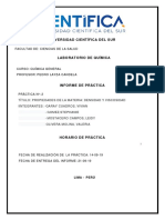 Informe 3 Química