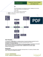 Sec 1: Input Devices: Introducing Peripherals