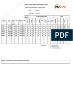 Cylinder Visual Inspection Form