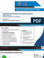 Engineering Drawing and Computer Graphics: Rajaram Lakkaraju Mechanical Engineering, IIT Kharagpur