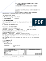 Tên Công Ty: Processing & Distribution Joint Stock Company