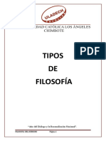 Tipos de Filosofia