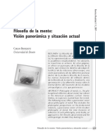 Carlos Beorlegui, Filosofía de La Mente. Visión Panorámica y Situación Actual