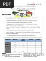 Examen de Olimpiada Del Conocimiento Infantil 2016