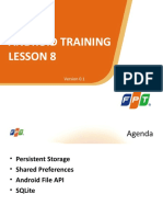 Android Training Lesson 8: FPT Software