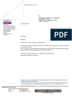 Votre Dossier Caf: MR Neeraj Pranavam Raveendran Appartement 205 6 Rue Du 11 Novembre 1918 31300 TOULOUSE 311