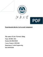 Experimental Physics Lab Second Assignment