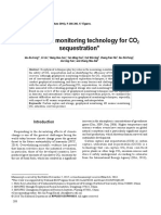 Geophysical Monitoring Technology For CO Sequestration : DOI:10.1007/s11770-016-0553-1