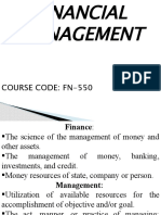 Course Code: Fn-550