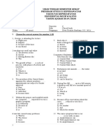 Ujian Tengah Semester Genap Program Studi S1 Keperawatan Fakultas Keperawatan Universitas Ngu I Waluyo TAHUN AJARAN 2019/2020