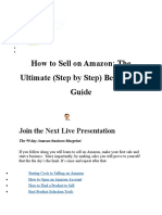 How To Sell With Amazon