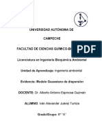 Cuestionario Modelo de Dispersión Gaussiano