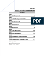 mb0044 Production Amp Operations Management