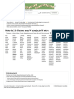 Mots de 2 À 6 Lettres Avec W Et Rajout d'1 Lettre - 1589126004666