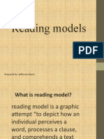 Reading Models: Prepared By: Jefferson Basco