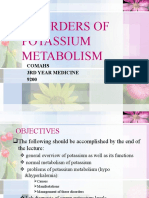 Disorders of Potassium Metabolism Presentation