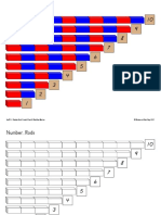 Number Rods: Senf-36 Number Rods Control Chart & Blackline Masters © Montessori Print Shop 2019