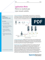 Water in Cracked Gas Dryer Vessel Outlets: Application Note