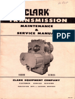 Transmission: Maintenance Service Manual