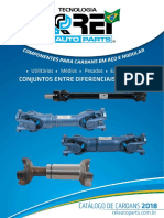 Catalogo de Cardans Rei Auto Parts 2018