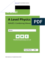 AS Physics Waves Questions Edexcel