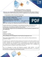 Guide For The Development of The Practical Component - Unit 2 - Phase 4 - Development of The Simulated Practical Component