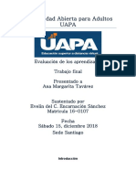 Trabajo Final Evaluacion de Los Aprendizajes