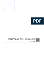 Diseño Curricular Practicas Del Lenguaje y Literatura. COMPLETO. Buenos Aires