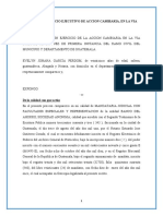 Ejemplo de Un Juicio Ejecutivo de Accion Cambiaria, en La Via Directa