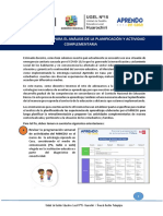 Propuesta de Planificación - Aprendo en Casa-Ugel 15