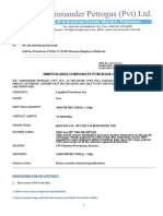 Irrevocable Corporate Purchase Order: POF Via MT 700 OR MT760