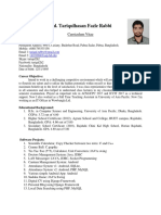 MD Tariqulhasan Fazle Rabbi Sample CV