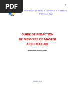 Guide de Memoire de Master