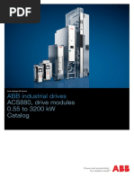 ABB Industrial Drives: ACS880, Drive Modules 0.55 To 3200 KW Catalog