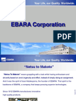 Ebara Corporation - Standard Pumps - Corporate Profile