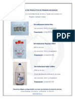 Portafolio Productos Seguridad y Salud Precios