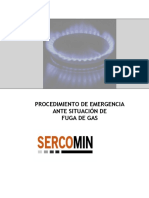 Plan Emergencia Fuga de Gas Sercomin