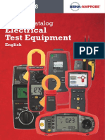 Product Catalog: Electrical Test Equipment