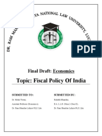 Economics Project Final Draft 2nd Sem