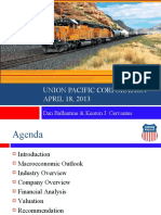 Union Pacific Corporation APRIL 18, 2013: Dan Ballantine & Keaton J. Cervantes