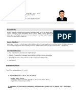 MD Reazul Karim - Resume PDF