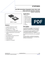 STSPIN820: Advanced 256 Microsteps Integrated Motor Driver With Step-Clock and Direction Interface