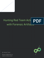 Hunting Red Team Activities With Forensic Artifacts