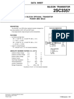 Silicon Transistor: Data Sheet