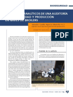 6462 Resultados Analiticos de Una Auditoria de Bioseguridad y Produccion en Naves de Broilers