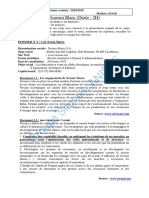 Examen Blanc Organisation PDF