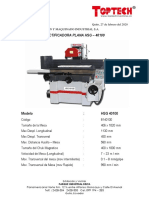 Rectificadora Plana HSG - 40100