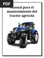 Manual de Mantenimiento Del Tractor Agricola PDF